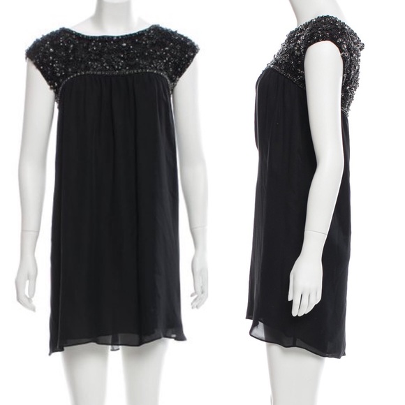 NWT Alice + Olivia 100% Silk Dress Balletcore - Picture 2 of 9